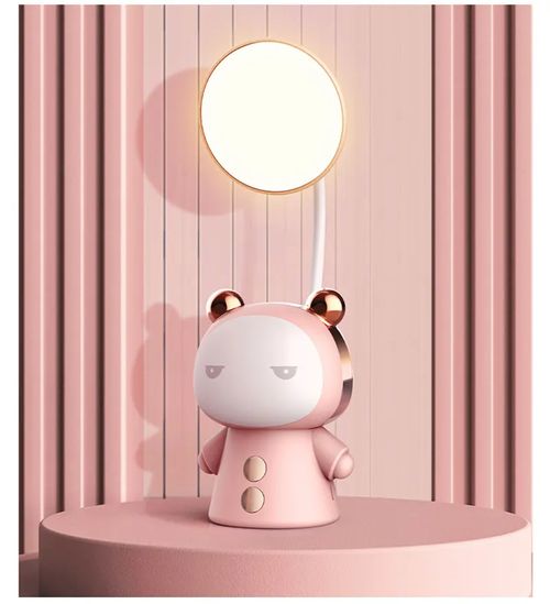 Dobrável Led lâmpada de cabeceira recarregável para proteção ocular, estudante, crianças aprendendo lâmpada, lâmpada de mesa