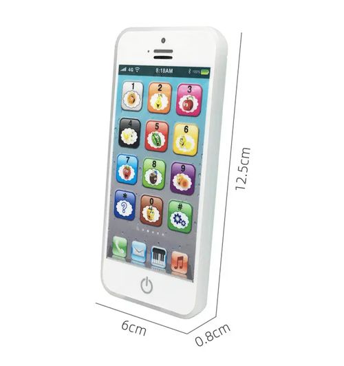 Novo telefone de música de brinquedo celular crianças aprendizagem máquina de leitura inteligente Inglês