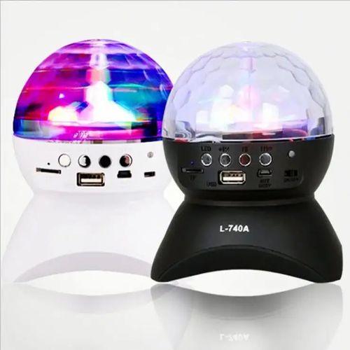 Bola mágica de cristal LED bluetooth estéreo