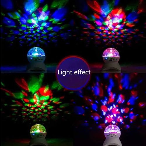 Bola mágica de cristal LED bluetooth estéreo