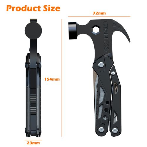 Martelo dobrável multifuncional