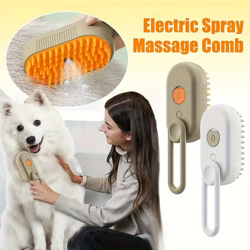 Pet electric spray brush