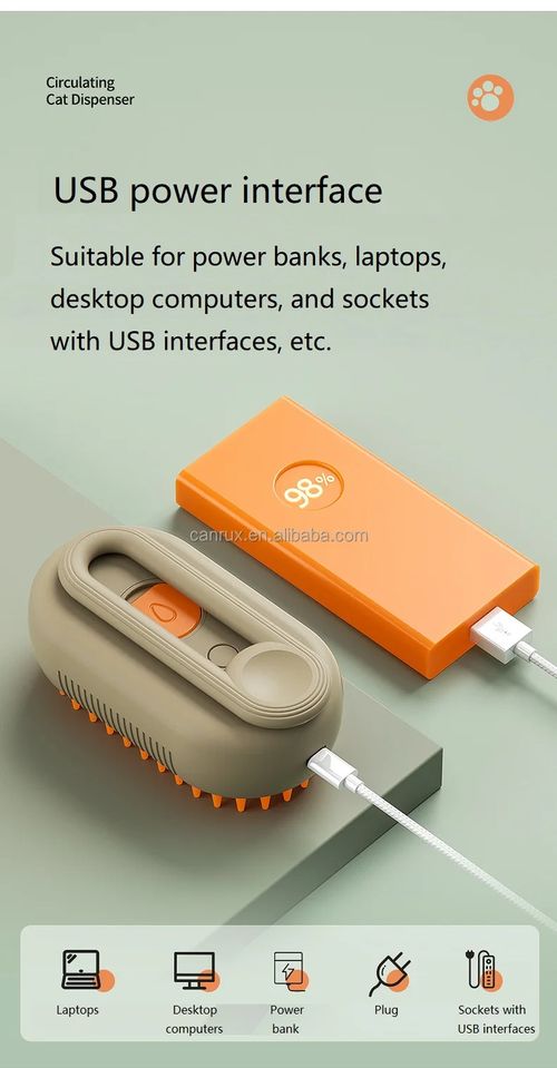 Pet electric spray brush