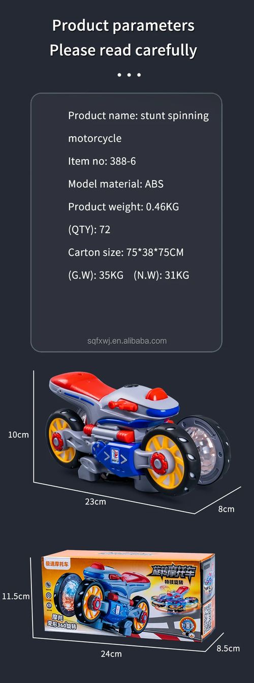 Stunt rotação motocicleta