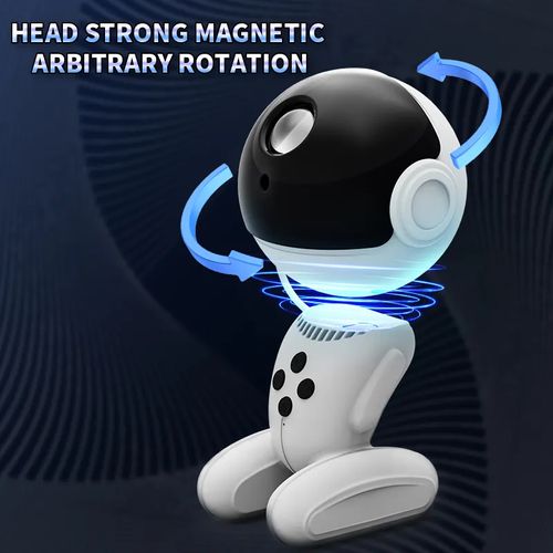 Projetor rotativo de robô multicolorido