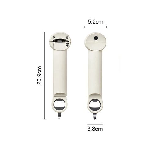 Abridor de garrafa multifuncional economiza trabalho e conveniência