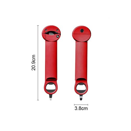 Abridor de garrafa multifuncional economiza trabalho e conveniência