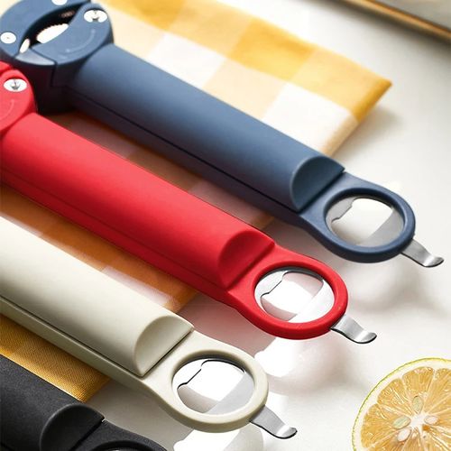 Abridor de garrafa multifuncional economiza trabalho e conveniência