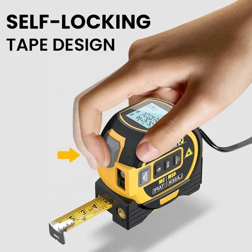 Fita métrica a laser de alcance de distância digital 3 em 1