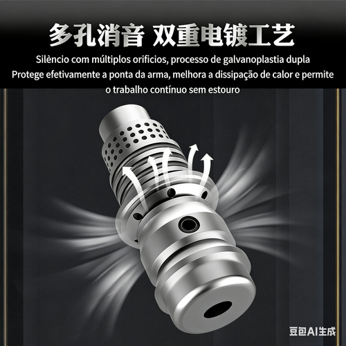 Pistola de pregos pneumática manual portátil multifuncional