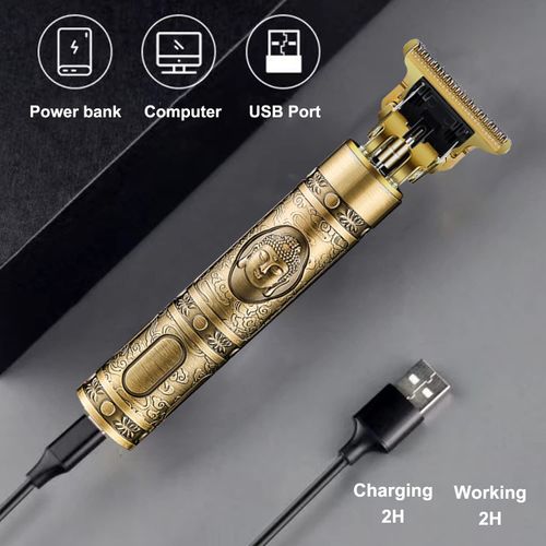 Zero gap barbeador elétrico cortador de cabelo para toda a família imagem bom ajudante