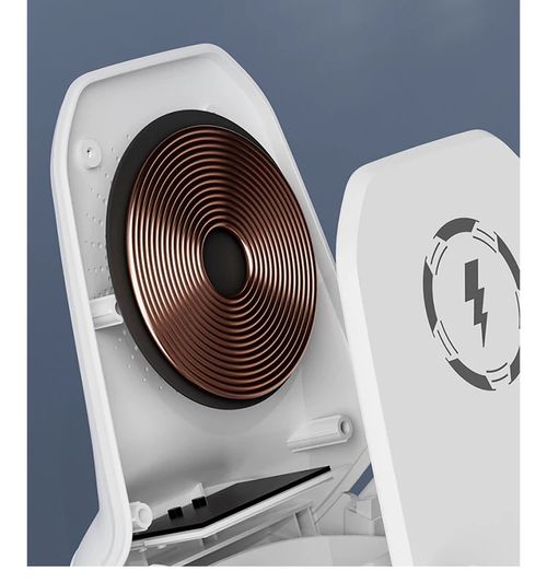 Novo design universal 15W phone holder carregamento sem fio amplificador