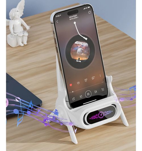 Novo design universal 15W phone holder carregamento sem fio amplificador