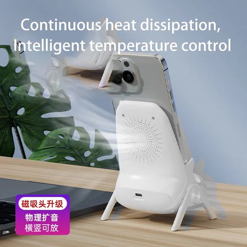 Novo design universal 15W phone holder carregamento sem fio amplificador