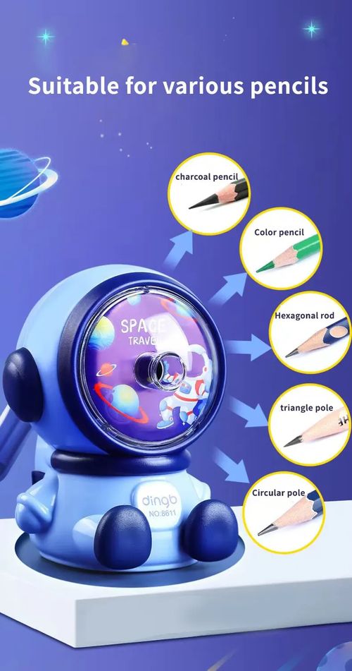 Apontador múltiplo manual do astronauta, bom ajudante para crianças