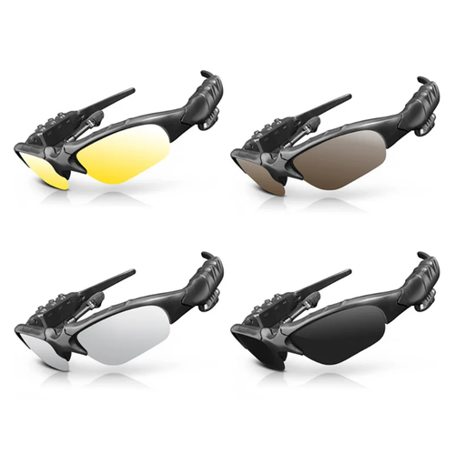 Esportes smart wireless headphone óculos de sol