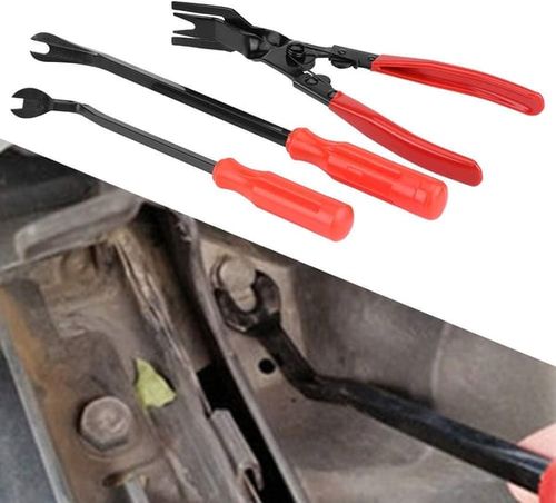 🔥Promoção quente -Alicate para remoção de encaixes de painéis | Alicate para remoção de tubos de combustível automotivos e conjunto de fixadores automotivos de 415 peças