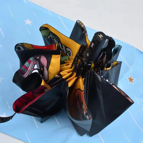 Personagens anime guarda-chuvas