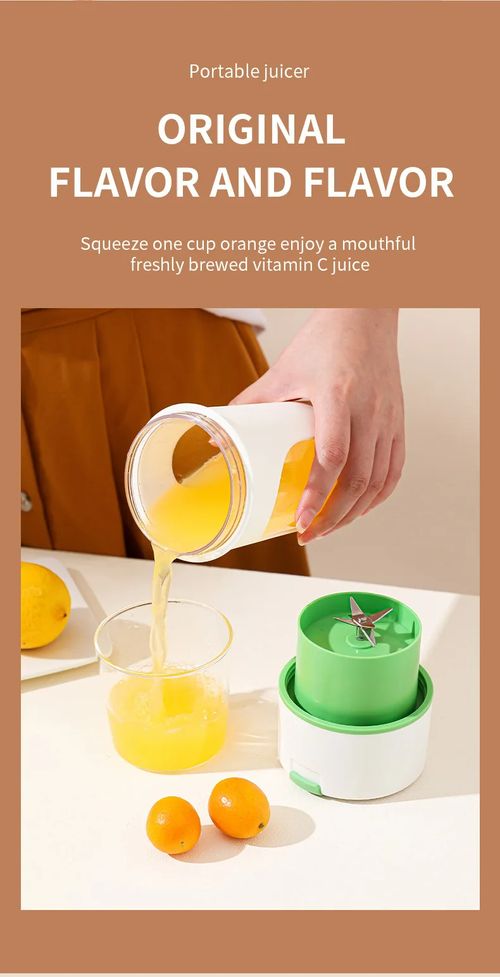 Mini juicer elétrico com USB sem fio recarregável pequeno handshake shaker cup juicer para frutas e legumes