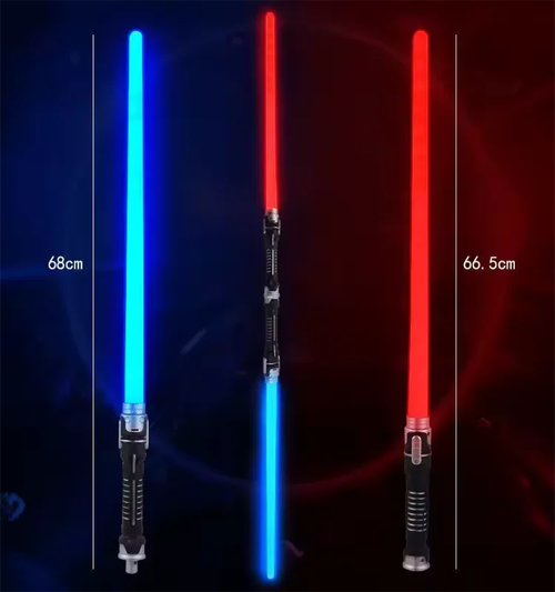 Comprar 1 obter 1 grátis  Dobrável dupla espada luminosa