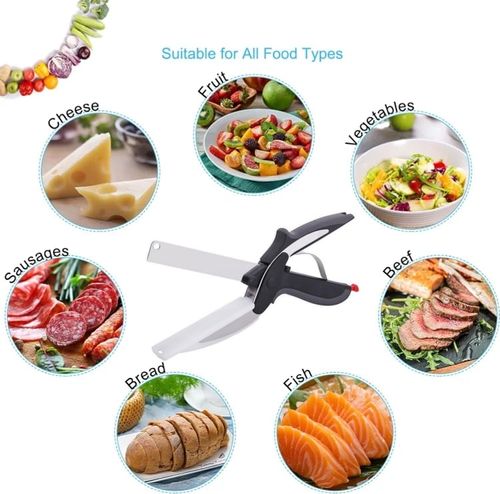 Tesoura de cozinha multifuncional tesoura de comida vegetal