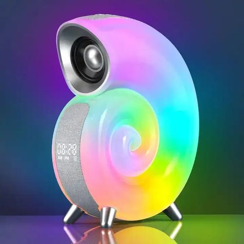Nova chegada Wake-up Smart Conch LED Night Light Lamp com BT...