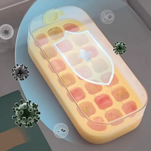 🧊Bandejas de cubo de gelo de silicone tipo prensa