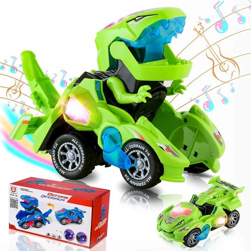 DINOSSAURO TRANSFORMAÇÃO CARRO BRINQUEDO