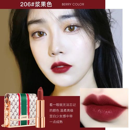 Leve luxo pequeno saco de couro batom 3 PCS pack, encontro 3 tipos de lábios vermelhos encantador sedução