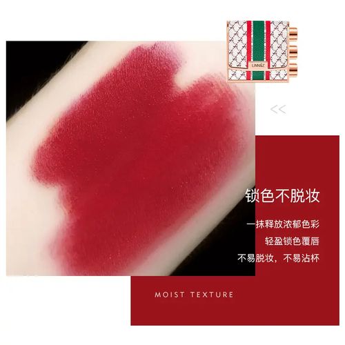 Leve luxo pequeno saco de couro batom 3 PCS pack, encontro 3 tipos de lábios vermelhos encantador sedução