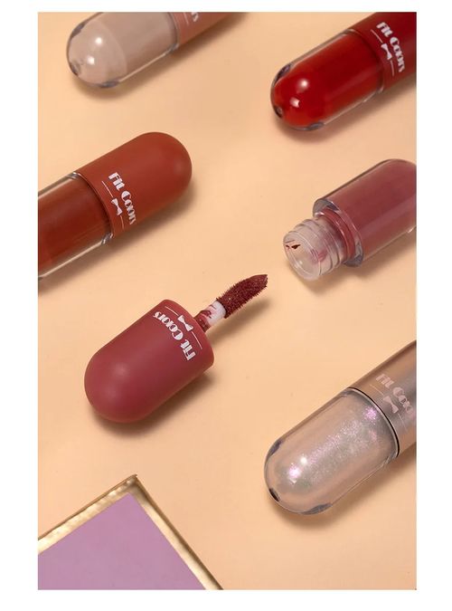Liquid batom set fosco perolado non-stick cup lip esmalte 8 cores lip gloss set hidratação duradoura