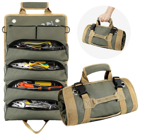 🔥 Organizador de Sacos de Rolo de Ferramentas