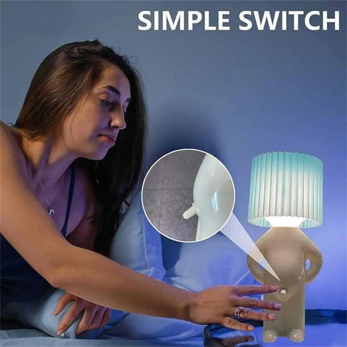 Elefante brancoPresentes para adultos Candeeiro de mesa de cabeceira