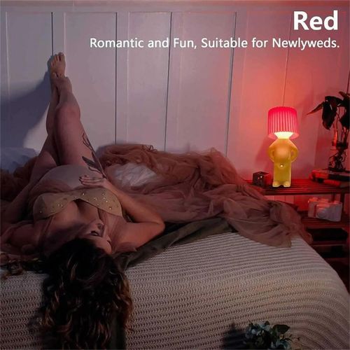 Elefante brancoPresentes para adultos Candeeiro de mesa de cabeceira