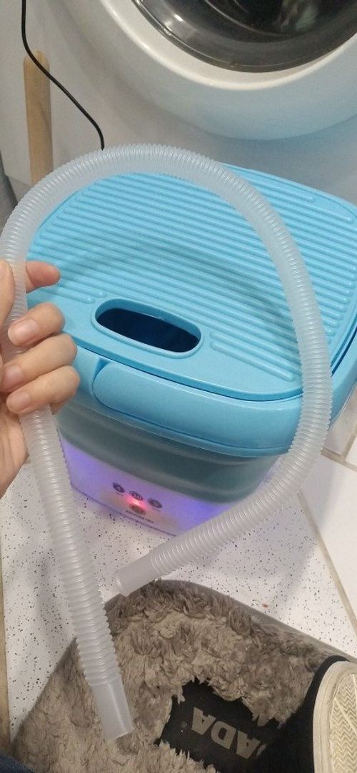 Hordozható mosógép nyaraláshoz vagy utazáshoz