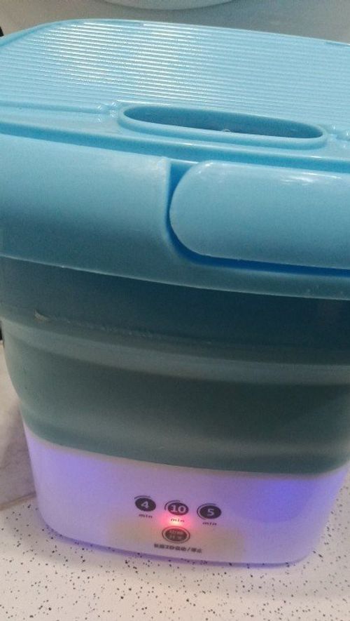 Hordozható mosógép nyaraláshoz vagy utazáshoz