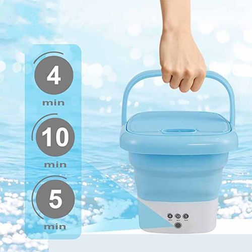 Hordozható mosógép nyaraláshoz vagy utazáshoz