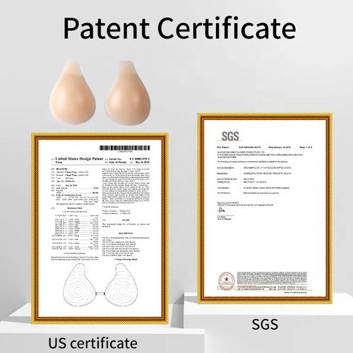 Sutiã invisível de silicone lavável e reutilizável