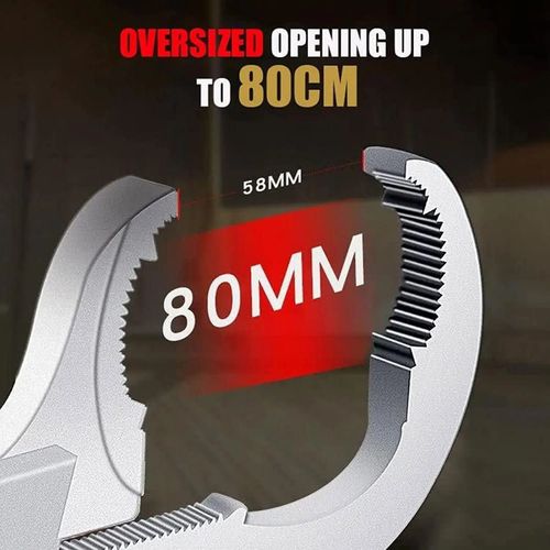 Conjunto de ferramentas de chave de banheiro multifuncional de 80 mm