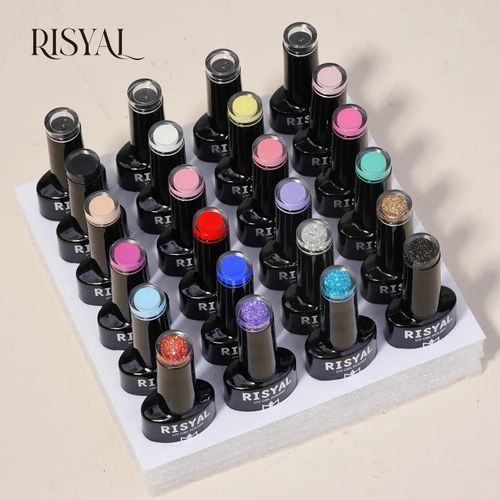 Kit de gel de unha com 24 garrafas de gel de fototerapia