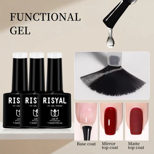Kit de gel de unha com 24 garrafas de gel de fototerapia