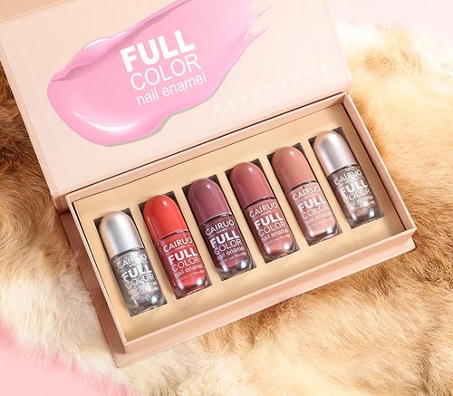 Óleo de manicure 6 cor set rasgável puxável peelable