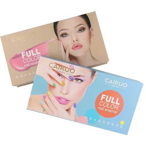 Óleo de manicure 6 cor set rasgável puxável peelable