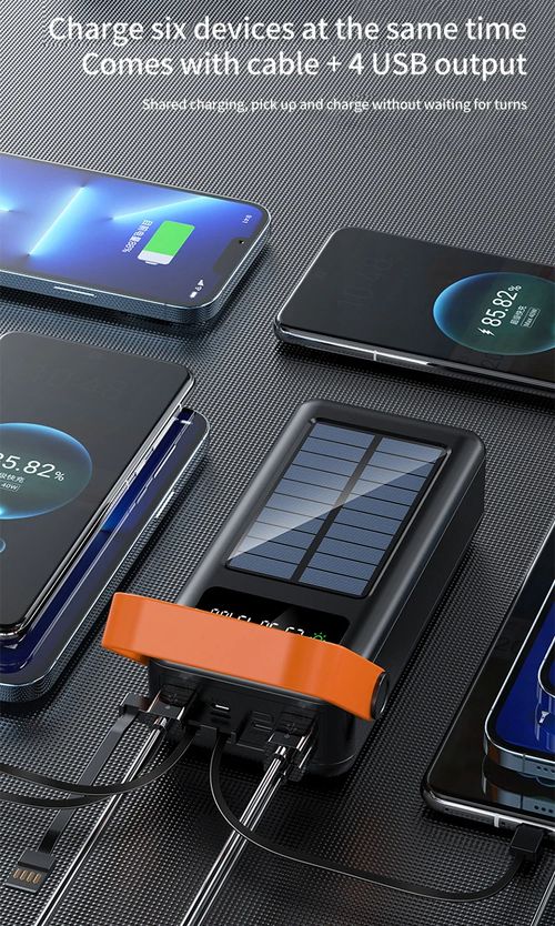 Banco de carregamento solar 30000mAh para 150000mAh super grande capacidade