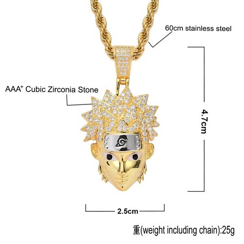 Firebird ninja naruto pingente colar