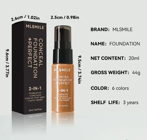 Matte foundation líquido (50% off por tempo limitado)