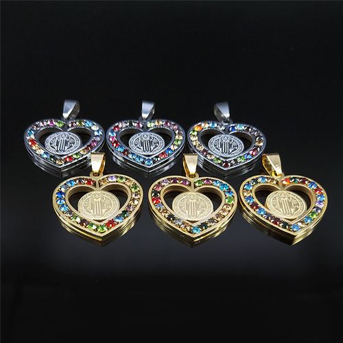 Nossa senhora do amor colar de cristal colorido (tempo limitado 50% off)