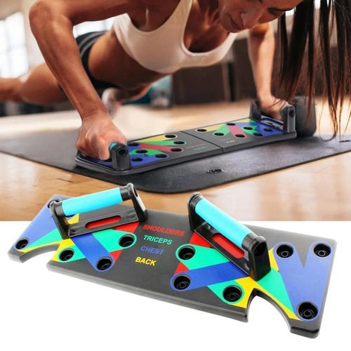 🌈13 funções push-up board ABS material + mochila