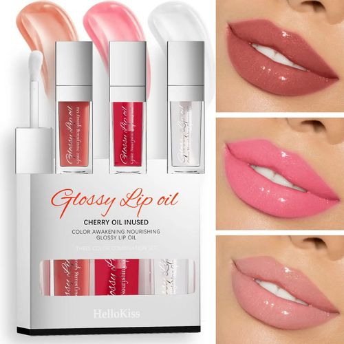 Lip gloss conjunto de 3 peças (50% de desconto por tempo limitado)