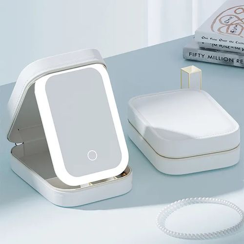 Caixa de jóias cosmética LED